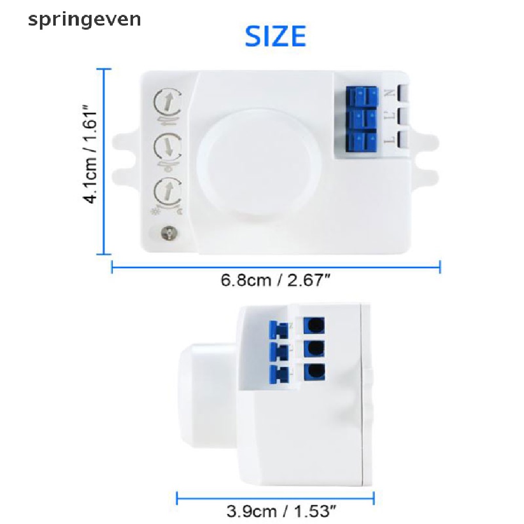 Cảm biến vi sóng 5.8ghz HF 220V LED 360 độ chất lượng cao