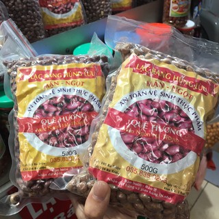 Lạc rang húng lìu mặn ngọt hiệu Quê Hương -đặc sản phố Bà Triệu Hà Nội