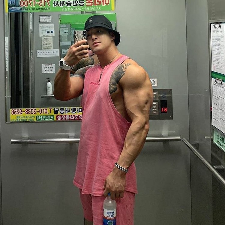 Áo ba lỗ gym nam - áo tankop thể thao nam - Màu Hồng năm 2022