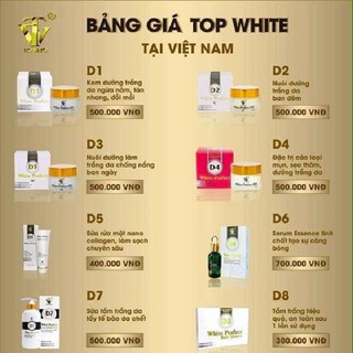 topwhite D1 mẫu mới 2020