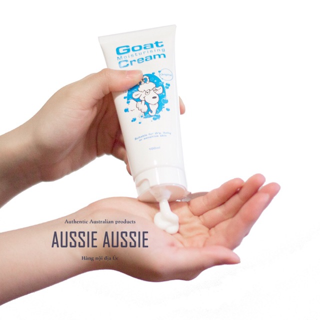 Kem dưỡng ẩm sữa dê Úc Goat Moisturising Cream The Goat Skincare 100ml aussie.vn