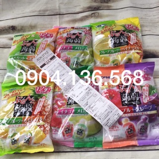 THẠCH RAU CÂU VỊ TRÁI CÂY ORIHIRO 12 MIẾNG