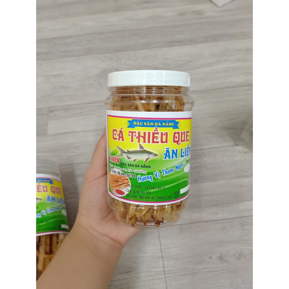 Cá thiều tẩm gia vị nướng tiêu sọ hũ 100gr thơm ngon chuẩn vị Đặc Sản Đà Nẵng | BigBuy360 - bigbuy360.vn