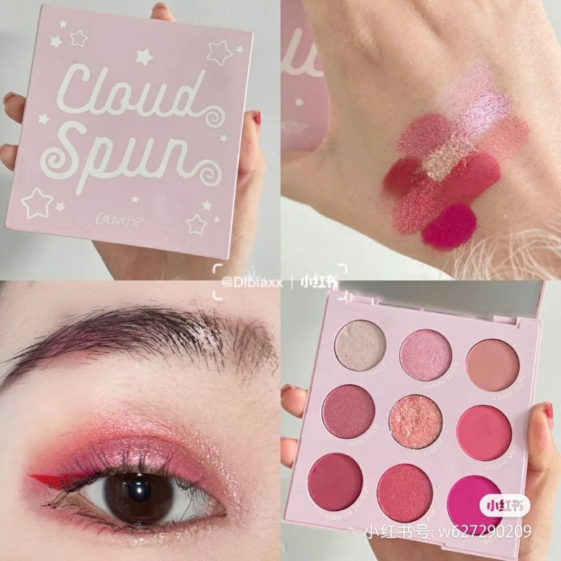 Phấn Colourpop 9 ô màu Cloud Spun, Lilac, Mint, On Cloud Blue  KHÔNG HỘP | BigBuy360 - bigbuy360.vn