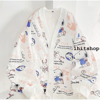 Áo Cardigan CÚN Ulzzang Unisex 1hitshop