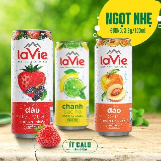 Nước Khoáng Có Ga LaVie Sparkling 330ML