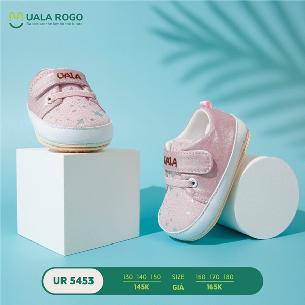 Giày tập đi hình ngôi sao Uala Rogo đế cao su chống trượt cho bé dưới 3 tuổi UR5453 đủ màu - Bu Bình Dương - Mebistore
