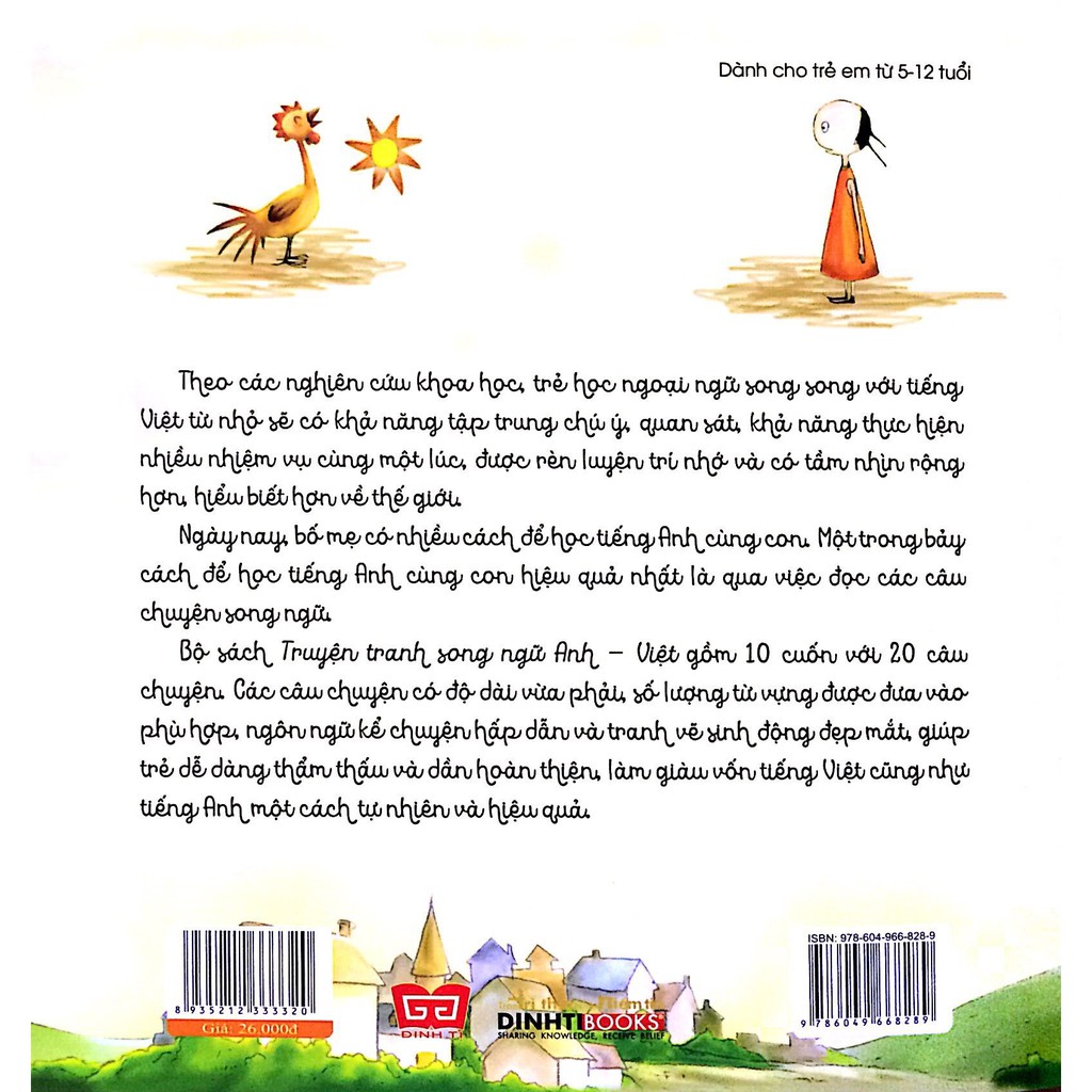 Sách - Combo: Nuôi Dưỡng Tâm Hồn - Truyện Tranh Song Ngữ Anh - Việt (10 Tập)