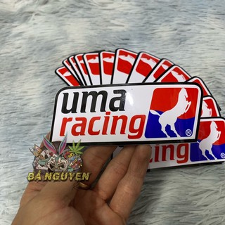 Tem Decal Dán Xe Uma Racing