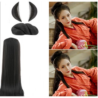 Tóc giả nữ cổ trang - Bộ tóc giả cổ trang
