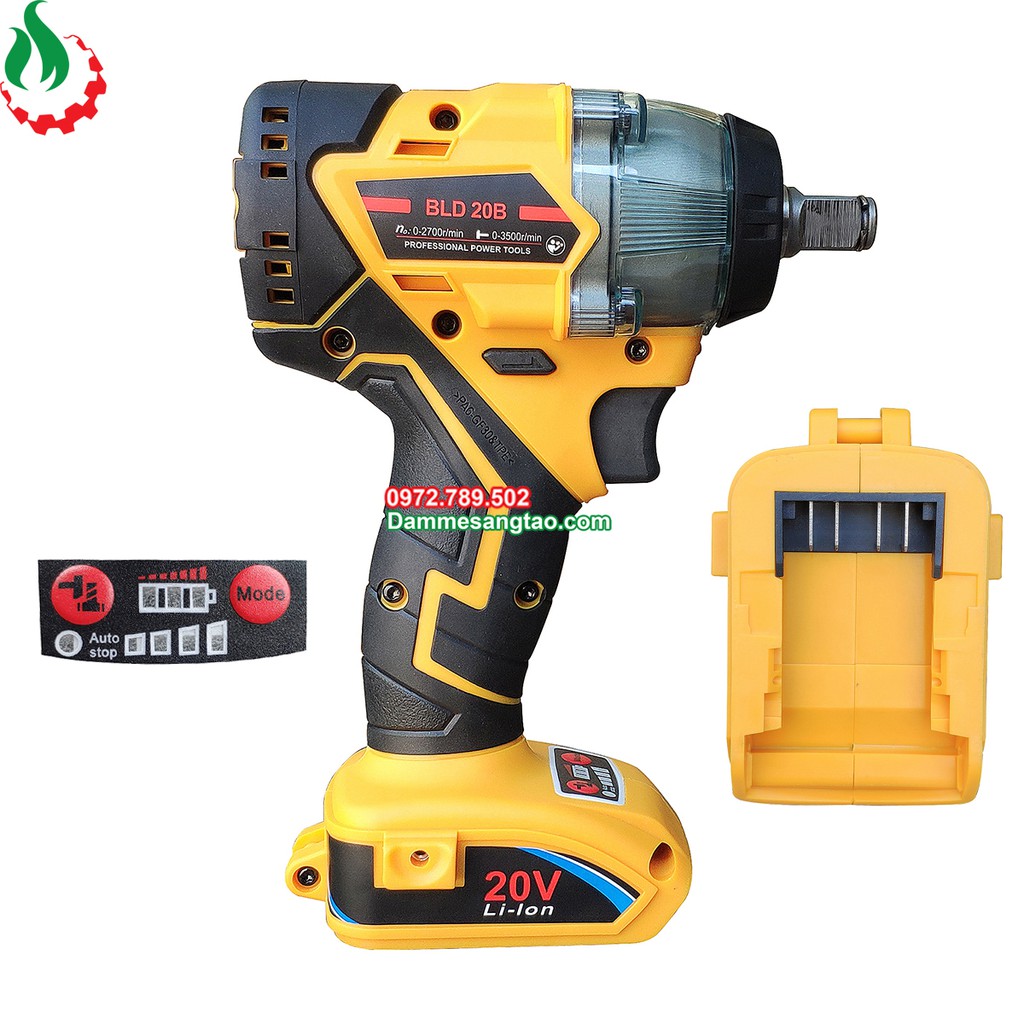 Thân máy siết bulong dùng pin cao cấp 18V dùng pin Makita Bosch Dewalt Milwaukee