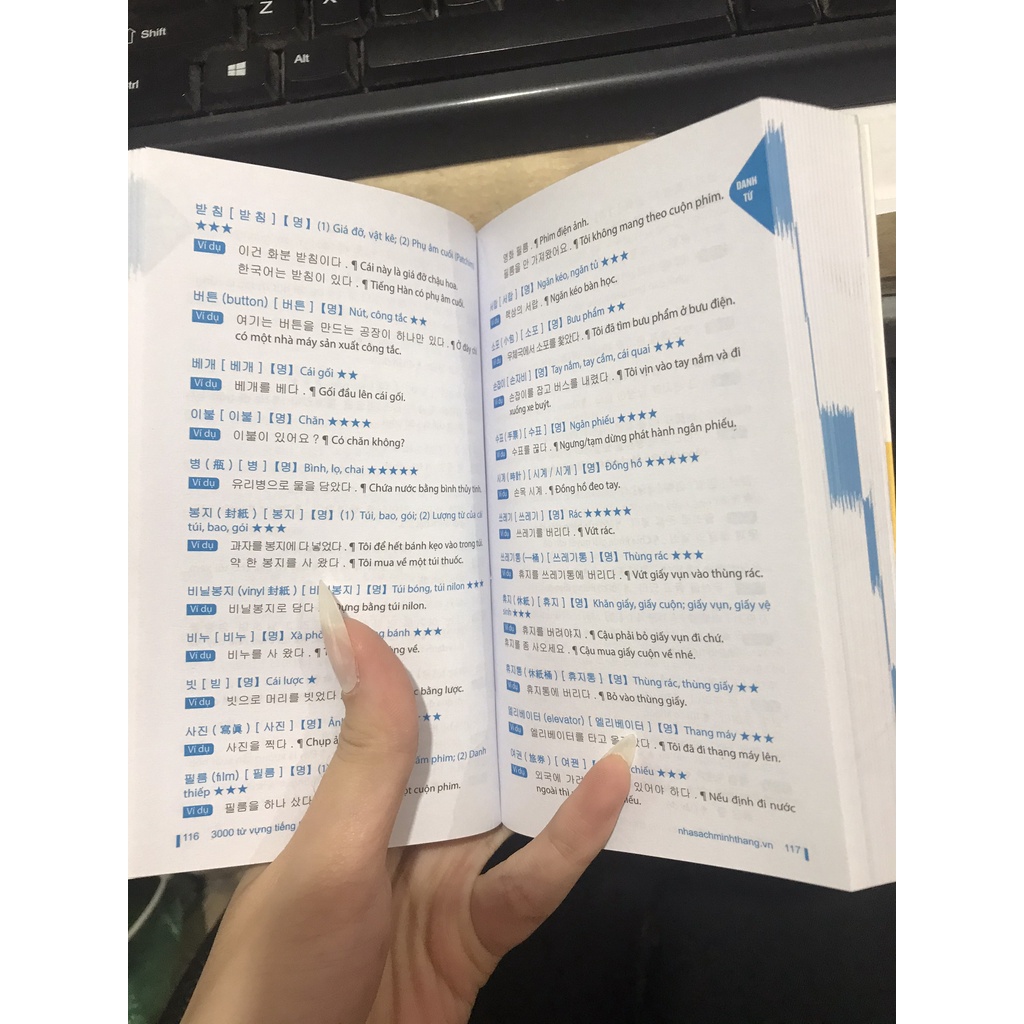 Sách - 3000 từ vựng tiếng Hàn theo chủ đề ( Minh Thắng )