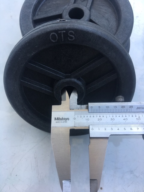 Bánh xe nhựa  máy nén khí 14x20x110mm