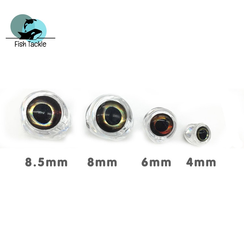 Mồi Câu Cá Giả Mắt Cá Nước Mặn 3D Thay Thế Cho UV Cure