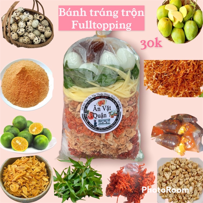 BÁNH TRÁNG TRỘN THẬP CẨM FULL TOPPING
