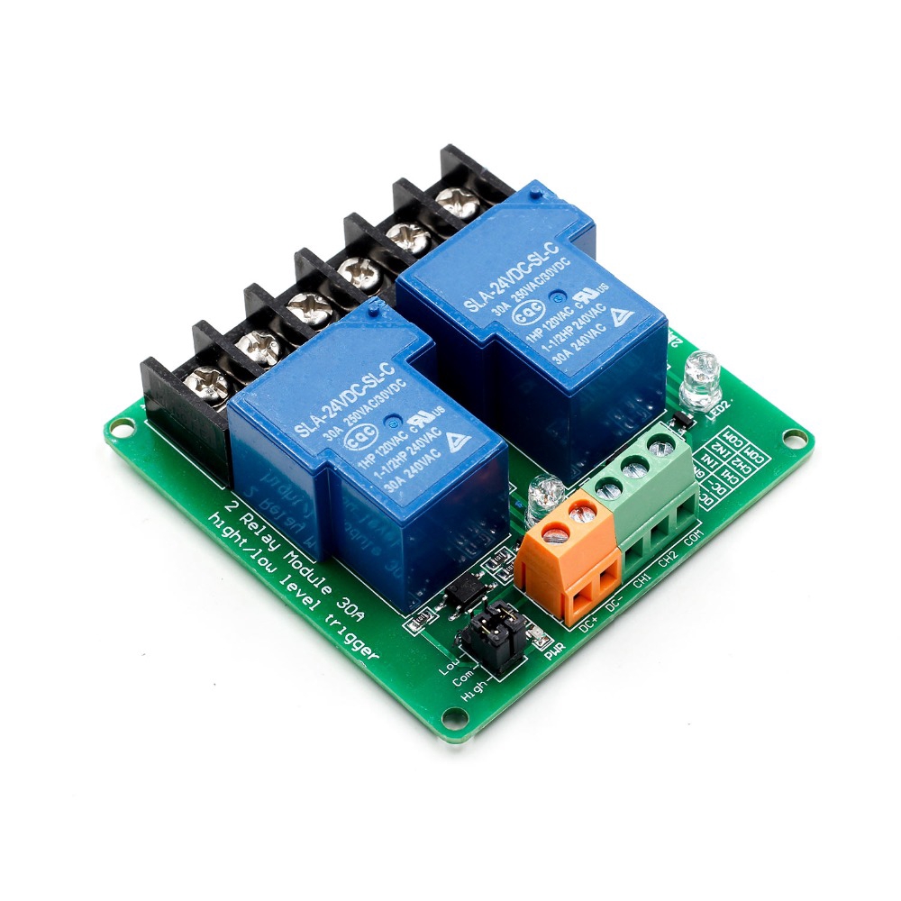 2-way 30A high and low level trigger relay module 5V smart home automation control | BigBuy360 - bigbuy360.vn