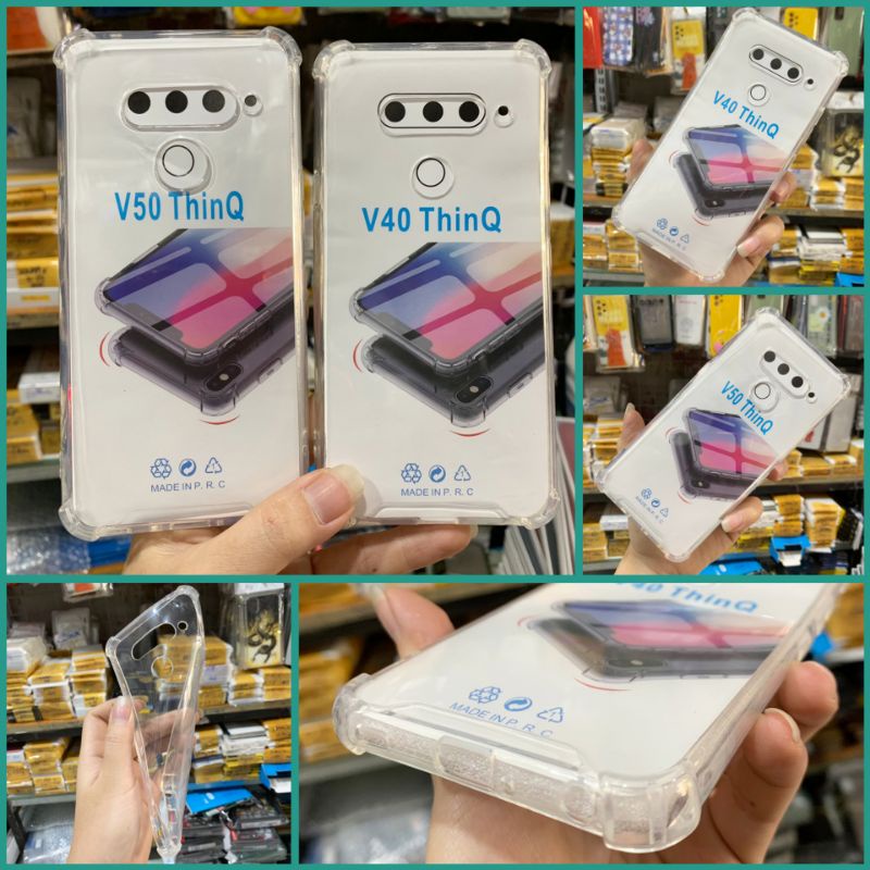 Ốp lưng LG V40 / V40 ThinQ / V50 / V50 Thin Q dẻo siêu trong suốt chống sốc