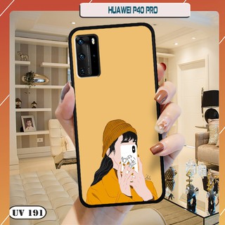 Ốp lưng nhám Huawei P40 Pro in hình