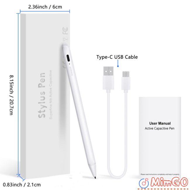 Bút Cảm Ứng 12.9 9.7 2018 Air 3 10.2 2019 Mini 5 Cho Ipad 2 Pro