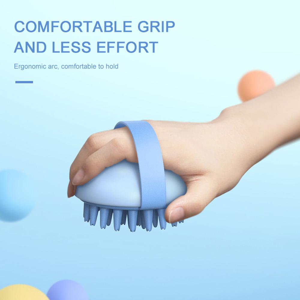 Bàn Chải Massage Da Đầu Cầm Tay Tẩy Tế Bào Chết Cho Spa