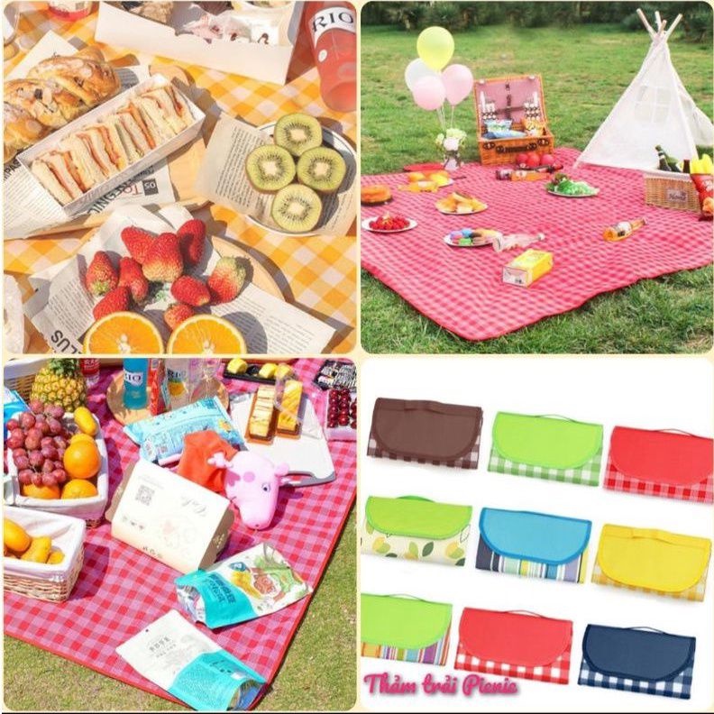Thảm trải Picnic dã ngoại cực xinh xắn 145x200cm