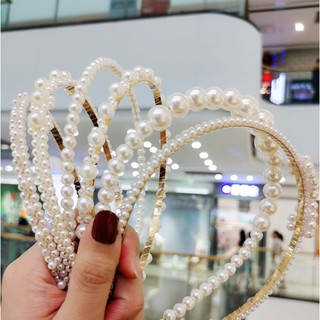 Bờm Tóc Đính Đá Phong Cách Hàn Quốc