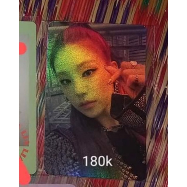 Card official Yeji itzy pob aladin (nguyên seal)