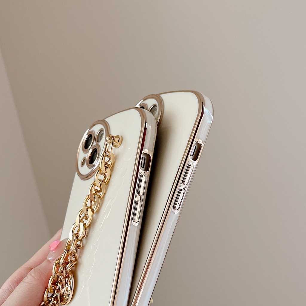 Ốp Điện Thoại Viền Cong Mạ Điện Cho iPhone14Pro IP13Pro iPhone14 iPhone11 iPhone11 iPhone11 12Promax 13Promax 11 12 13