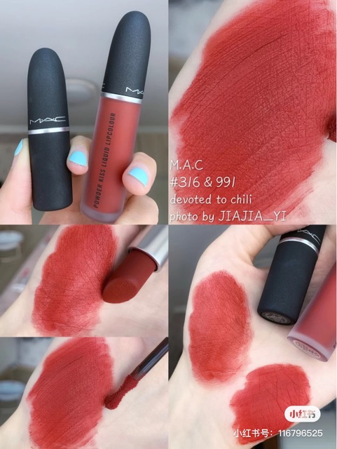 (NEW) MUA 1 TẶNG 1 - Son kem lì mịn MAC Powder Kiss Liquid Lipcolour