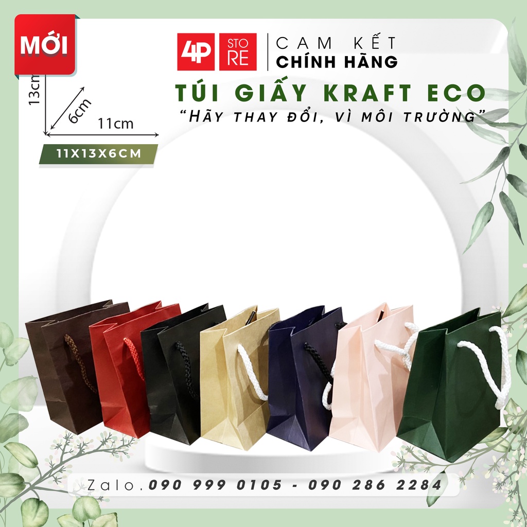 01 Túi 11x13x6cm Kraft Xịn