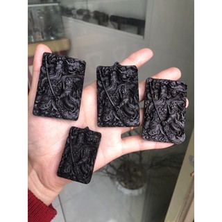 Mặt dây chuyền Quan Công Gỗ Mun