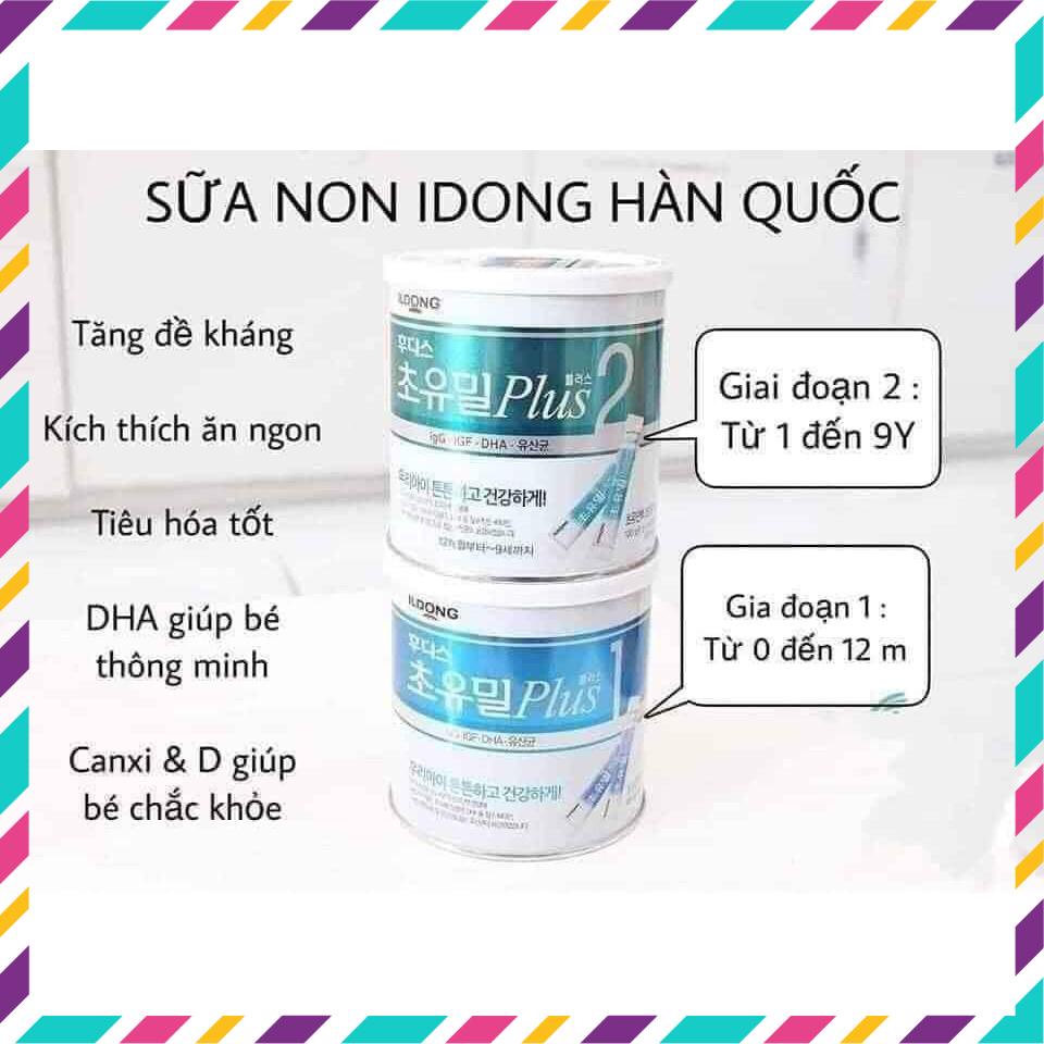 [Chính Hãng] Sữa Non ILDONG plus số 1,2 loại 100g date mới nhất