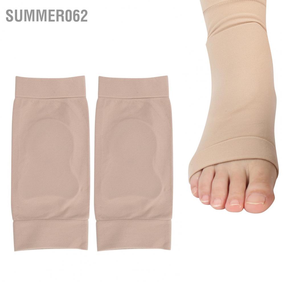 Summer062 1 Đôi gót chân silicone Đệm bảo vệ Tay áo bảo vệ Chân mềm Bảo vệ mắt cá chân Vớ bảo vệ đàn hồi