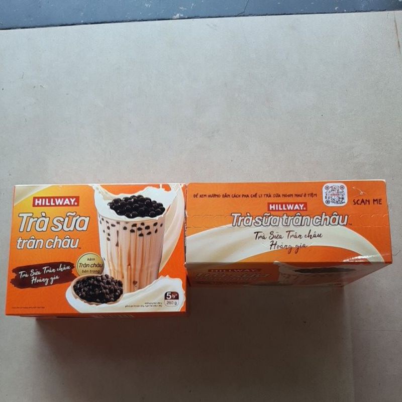 Trà sữa trân châu Hillway hộp 260 gram