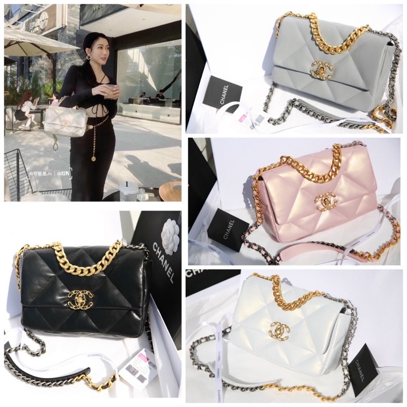 Túi Chanel C19 Da Thật