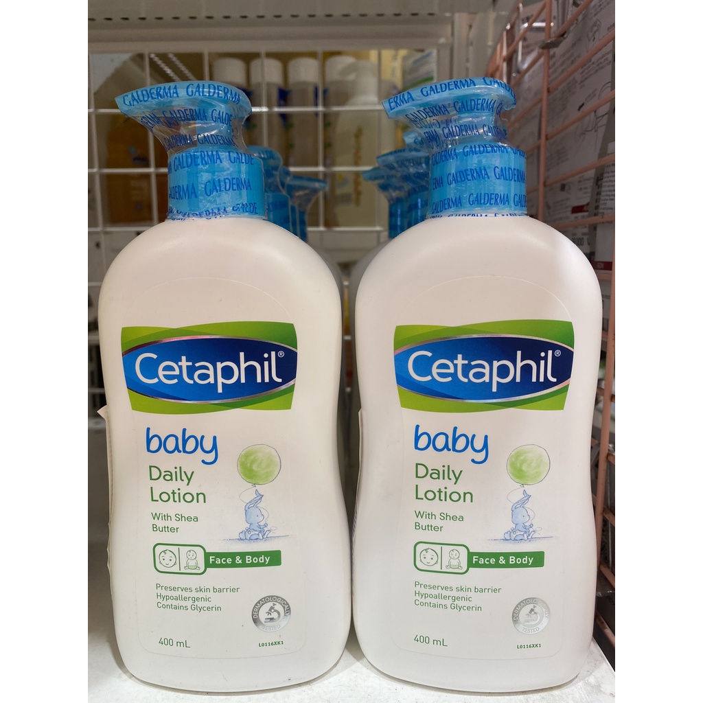 Sữa dưỡng ẩm dịu nhẹ Cetaphil Baby Lotion Organic cho bé sơ sinh hương hoa Cúc/tự nhiên chai 400ml