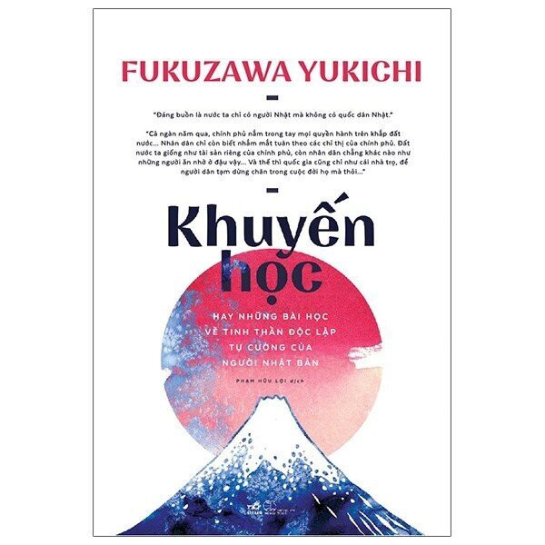 [Mã LIFEMALL995 giảm 10% đơn 99K] Sách - Khuyến Học ( Tái Bản) - Fukuzawa Yukichi