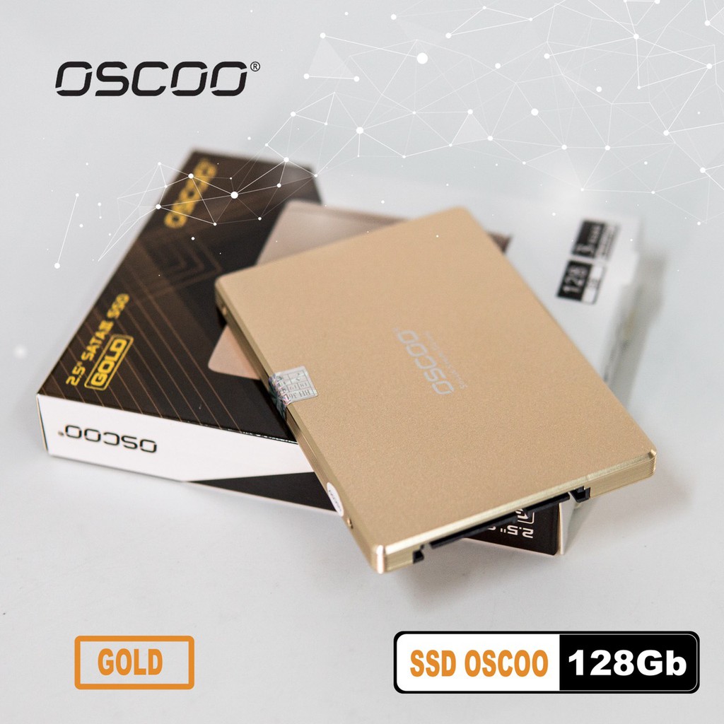 Ổ Cứng  SSD OSCOO 128Gb Gold Chính Hãng | SSD SATA 2.5 inch Laptop, PC - Bảo Hành 3 Năm