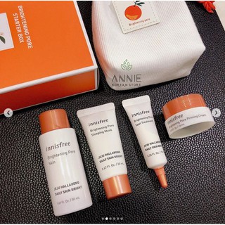 Kit dưỡng tráng Innisfree Brightening Pore