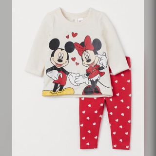 Set mickey bé gái Hm săn sale