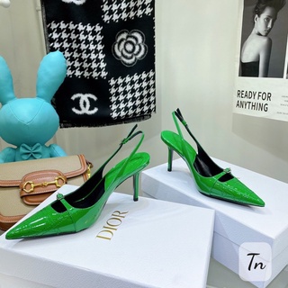 Giày cao gót Dior 2 màu Super Fullbox bill