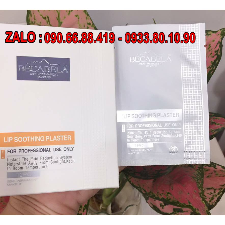 Tê dán ủ môi Becabela 12miếng