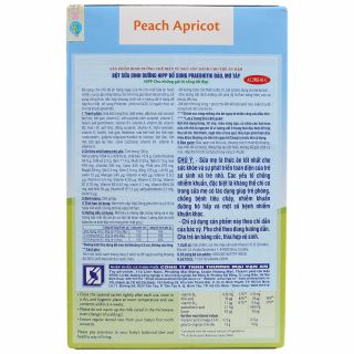 (4M+) Bột ăn dặm HiPP sữa Đào, Mơ tây - 250g