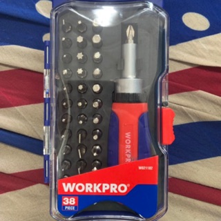 BỘ TUA VÍT 38 CHI TIẾT WORKPRO W021182