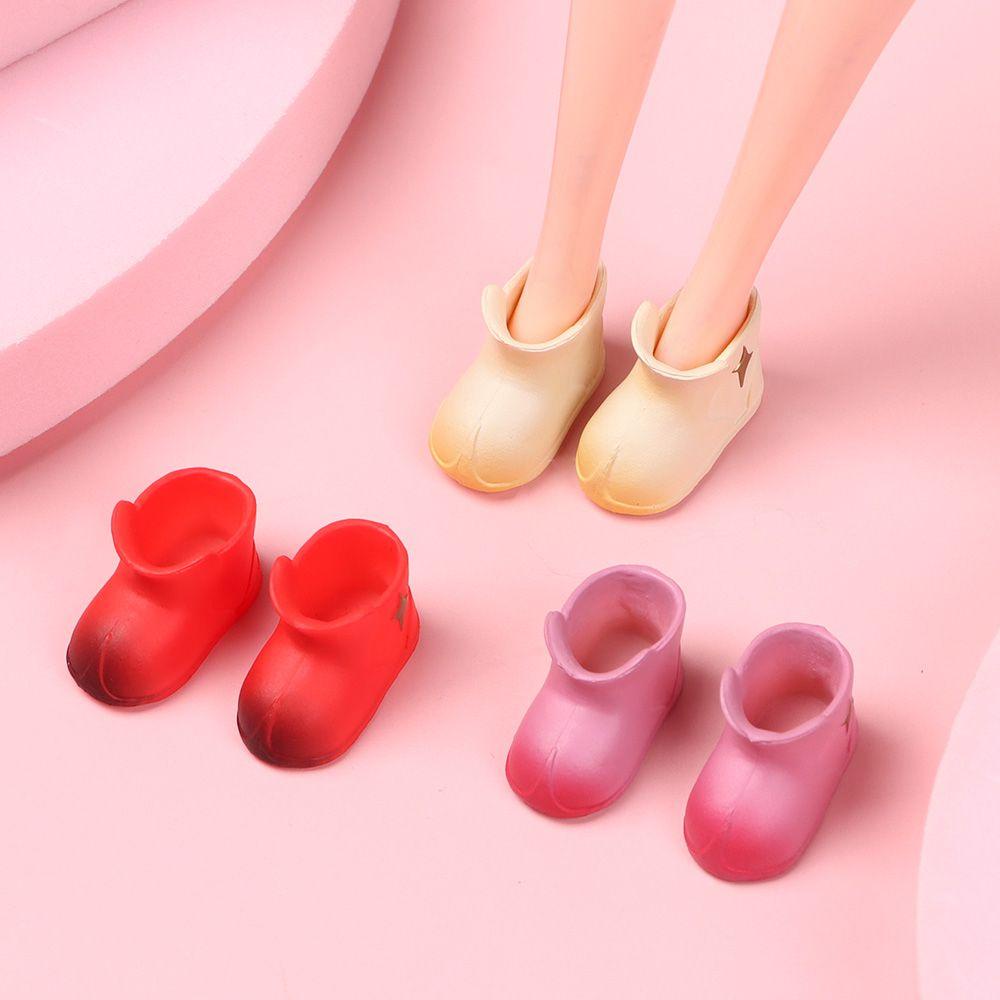 Giày Boot Đi Mưa Thời Trang Cho Búp Bê 12-16cm OB11
