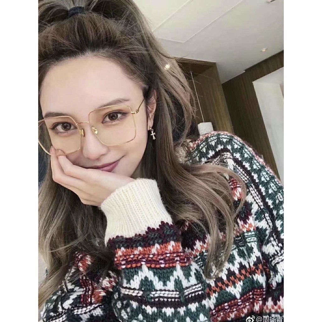 Mắt kính nữ thời trang M5239 gọng kính cận kim loại mắt vuông nhiều màu hot trend | BigBuy360 - bigbuy360.vn