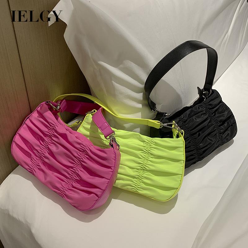 Túi xách IELGY đeo dưới cánh tay nhỏ bằng vải nylon cho nữ