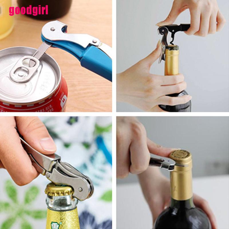Dụng Cụ Mở Nắp Chai Đa Năng Bằng Thép Không Gỉ