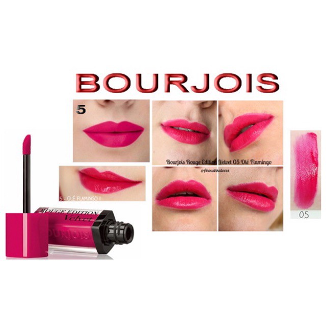 [xả kho 3 ngày] Son môi velvet bourjois ( số 05) siêu sạch