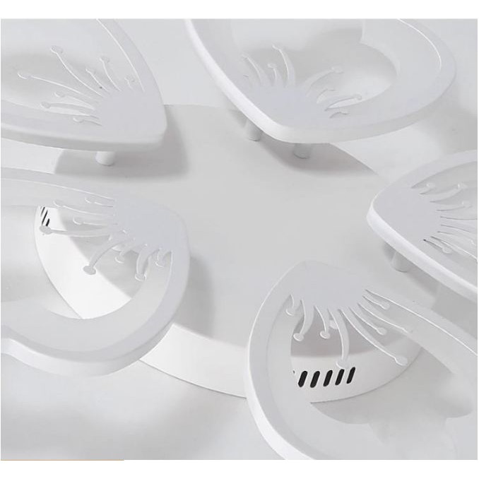 Đèn trần MONSKY SAKURA 5 cánh, 16 cánh độc đáo cao cấp 3 chế độ ánh sáng dùng điều khiển từ xa tiện dụng